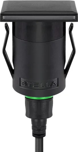 Embutido De Solo Embutir Led Preto 1W 6Lm Ip67 3000K Way Side