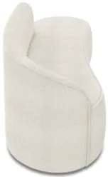 Sofá 3 Lugares Para Sala 180cm Orgânico Wendi Boucle Off White I01 -