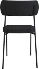 Cadeira Estofada Milli Corano/Linho A14 Caramelo/Grafite - Mpozenato