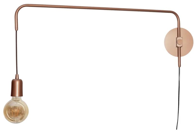 Arandela Lono 14X84X45,1Cm 1Xe27 Braço Haste Alumínio - Usina 25085/80 (AO-F - Azul Ocenao Fosco)