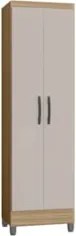 Armário Multiuso 52cm 2 Portas Muniz Z46 Damasco/Off White - Mpozenato