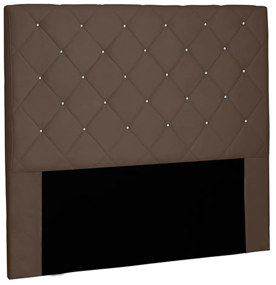 Cabeceira Decorativa Queen Size 1,60M Tàzio Suede Caramelo G63 - Gran Belo
