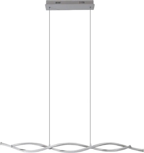 Pendente Led Metal Aluminio Branco 30W Flow - LED BRANCO NEUTRO (4000K)