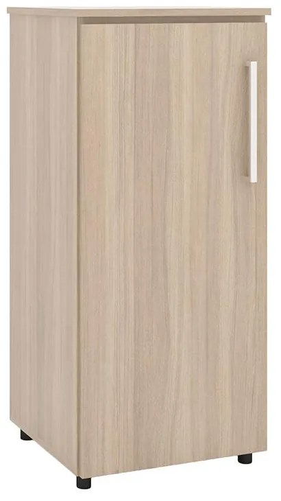 Armário Balcão Multiuso Porta Prateleiras Marrom Montana