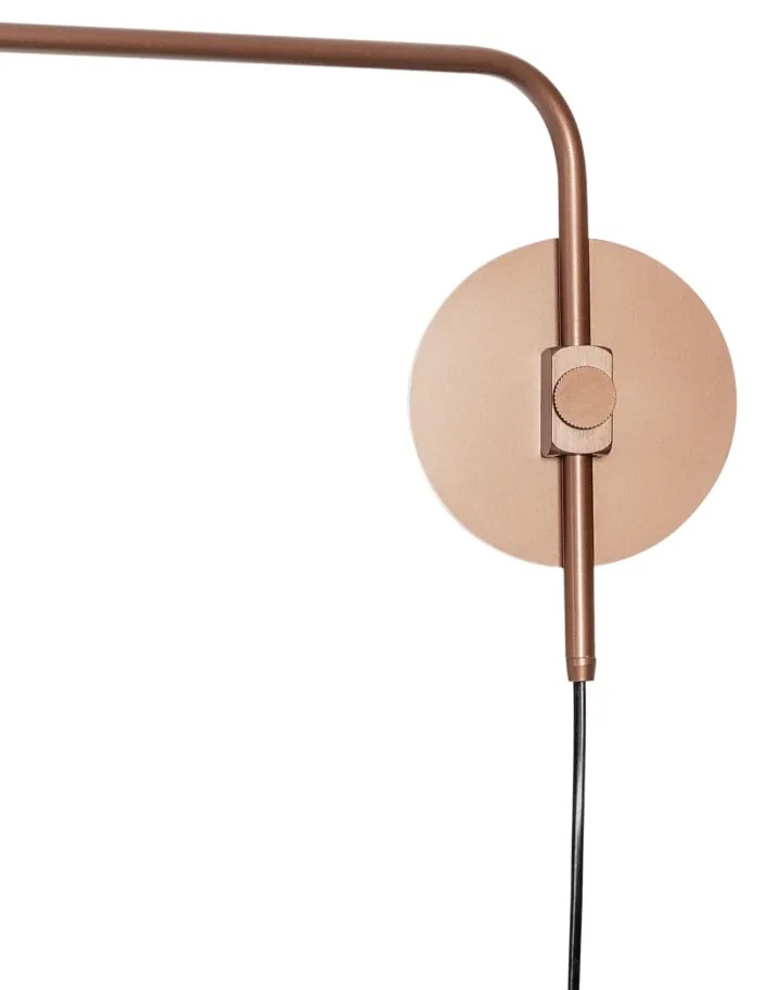 Arandela Lono 14X84X45,1Cm 1Xe27 Braço Haste Alumínio - Usina 25085/80 (AO-F - Azul Ocenao Fosco)