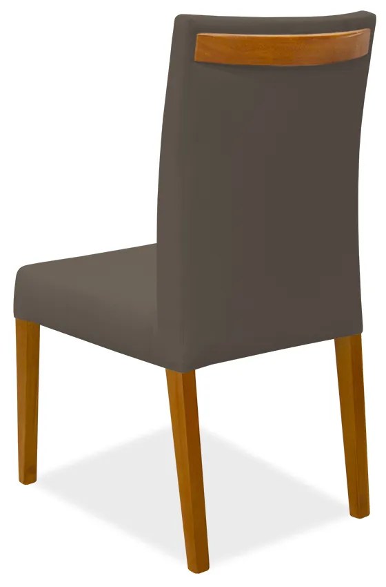 Cadeira de Jantar Milan Veludo Marrom