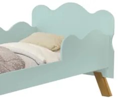 Mini Cama Infantil 148x68cm Proteção Lateral Vivi Menta Z53 - Mpozenat