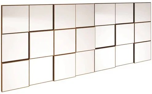 Quadro Espelho Block Extra Grande 1,75 MT (LARG) cor Freijo - 39580 Sun House