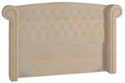 Cabeceira Cama Box Queen 160cm Provença Z37 Boucle Bege - Mpozenato