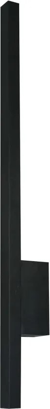 Arandela Vertical Small Slim 02X05X58Cm Led 13W 3000K - Qimporta Ar252... (PRETO)