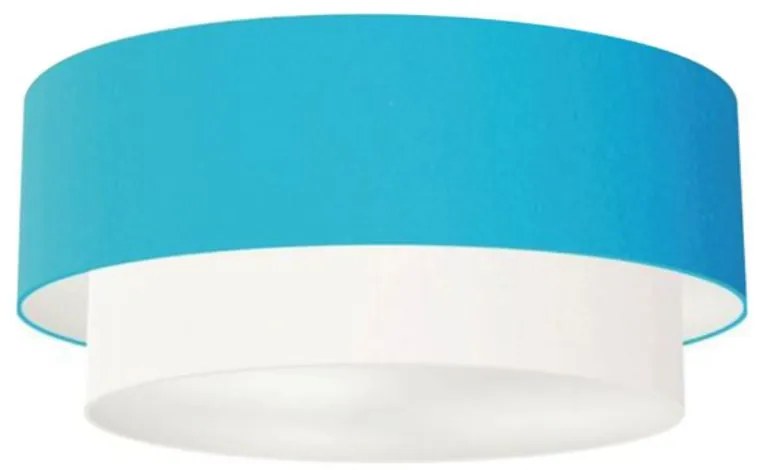 Plafon Duplo Cilíndrico Vivare Md-3064 Cúpula Tecido 70x60cm - Bivolt