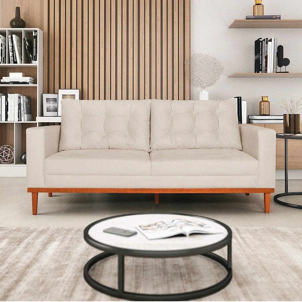 Sofá 2 Lugares Dubai Linho - ADJ Decor