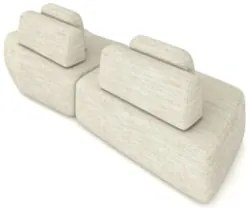 Sofá Ilha 314cm 2 Módulos Sala de Estar Moby Linho Cru Z08 - Mpozenato