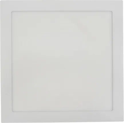 Plafon Led De Embutir Branco 24W 30X30cm Moldura - LED BRANCO QUENTE (3000K)