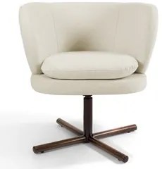 Kit 2 Poltronas Decorativas Melissa Base Xis Giratória Veludo C-309 Be
