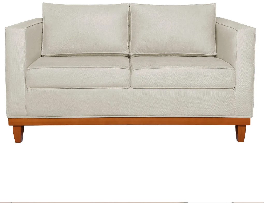Sofá 3 Lugares Europa 180 cm Estilo Conforto e Elegância Linho - ADJ Decor