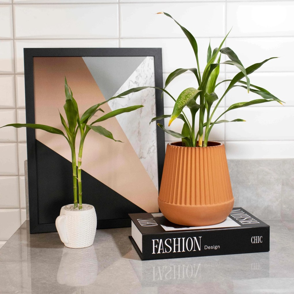 Vaso Decorativo Terracota 17x16 Cm F04 - D'Rossi
