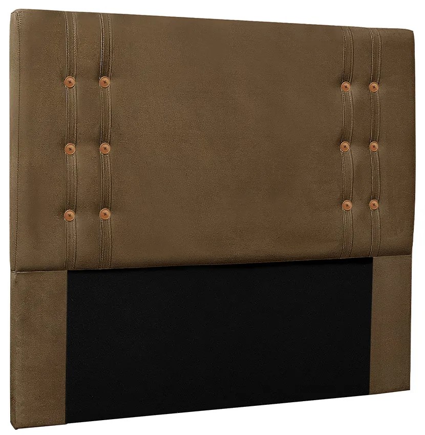 Cabeceira Decorativa 1,40M Kors Suede Caramelo G63 - Gran Belo