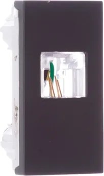 Modulo Tomada Para Telefone Rj11 4 Fios Grafite Orion