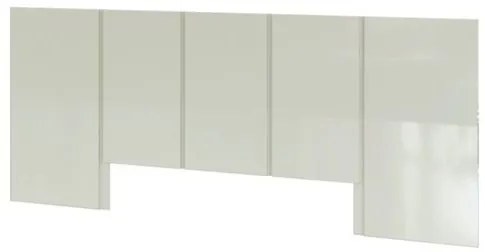 Cabeceira Queen Lisa Off White Brilho 280cm - 76939 Sun House
