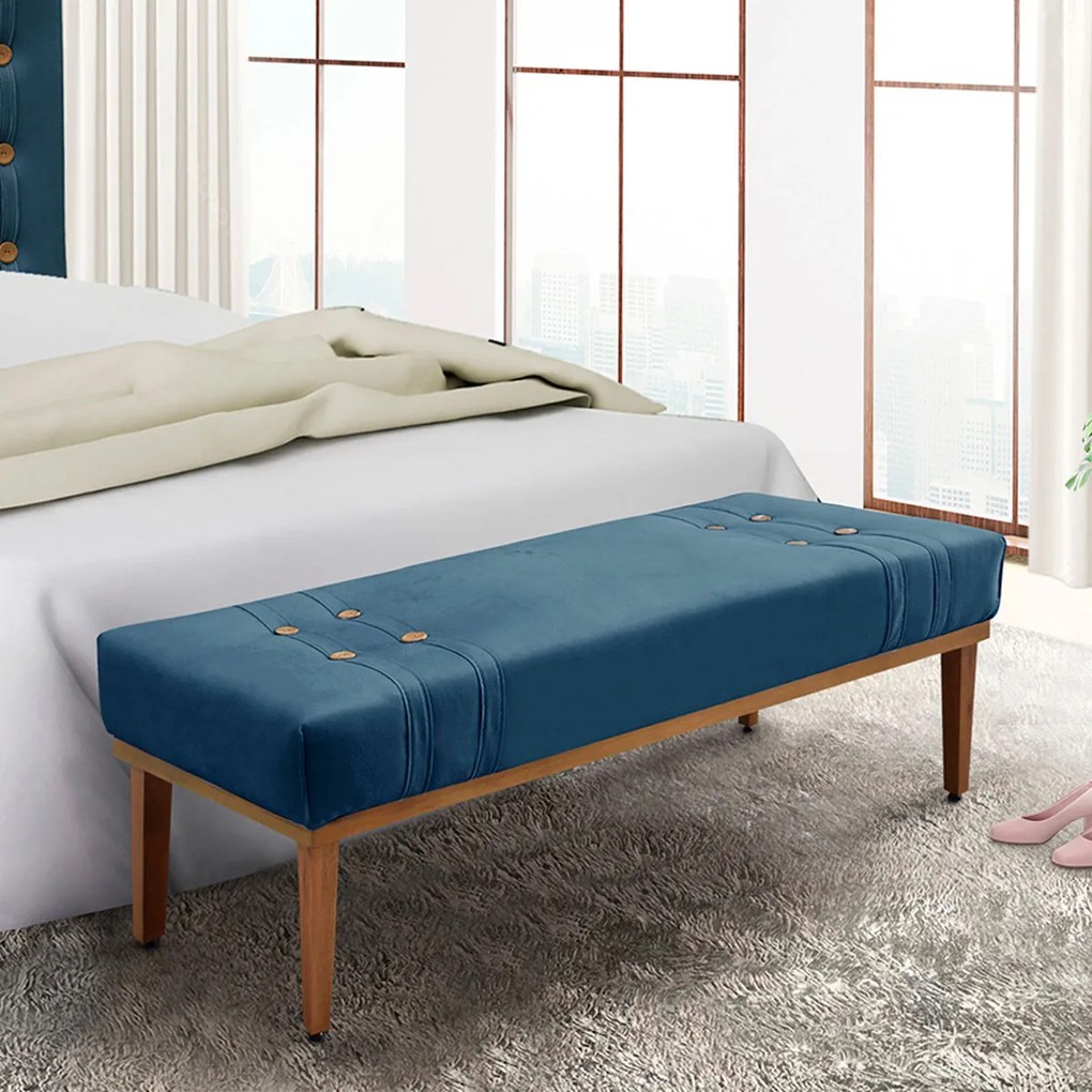Recamier Santorini SPZ 195cm Veludo - ADJ Decor