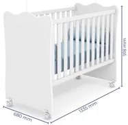 Quarto de Bebê Completo Certificado pelo Inmetro Doce Sonho 2 Portas e