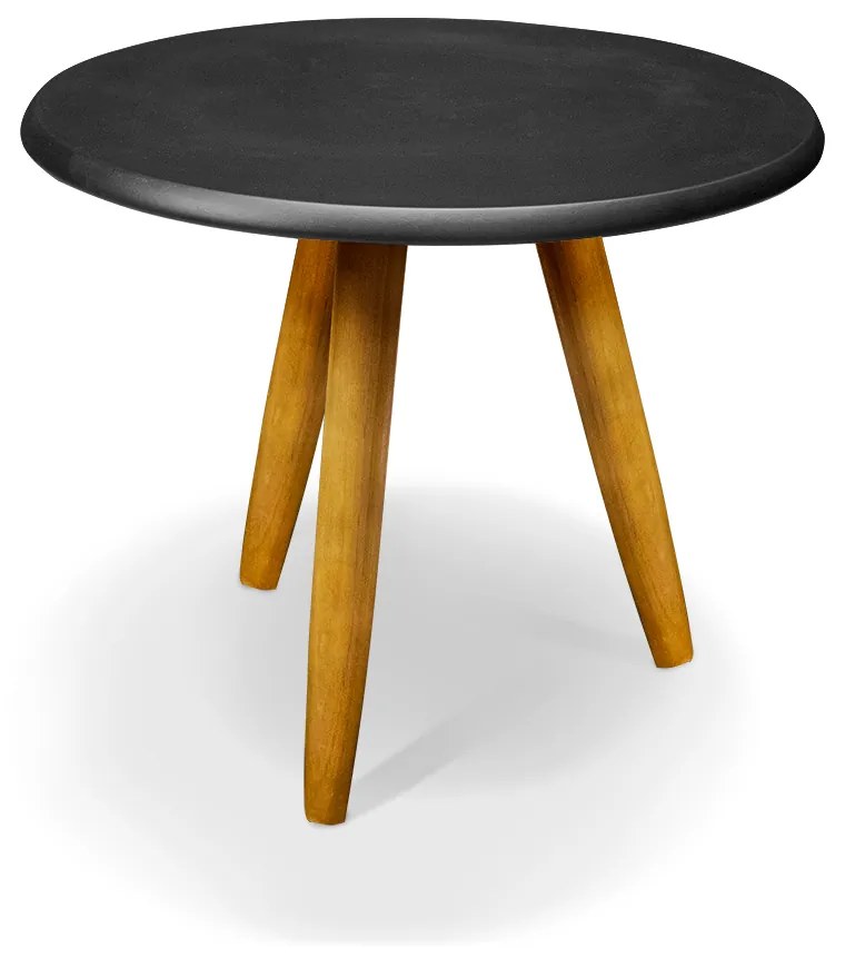Conjunto Mesa Lateral e Mesa de Centro Preto - D'Rossi