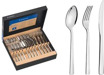 Faqueiro Tramontina Oslo Aço Inox com Facas para Churrasco 24 Peças