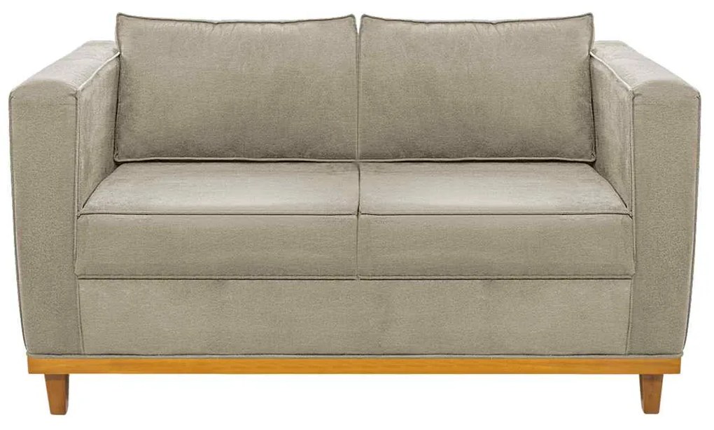 Sofá 2 Lugares Europa Corano Bege ADJ Decor