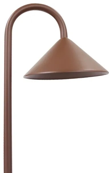 Balizador Led Aluminio Cafe 3W 3000K Ip65