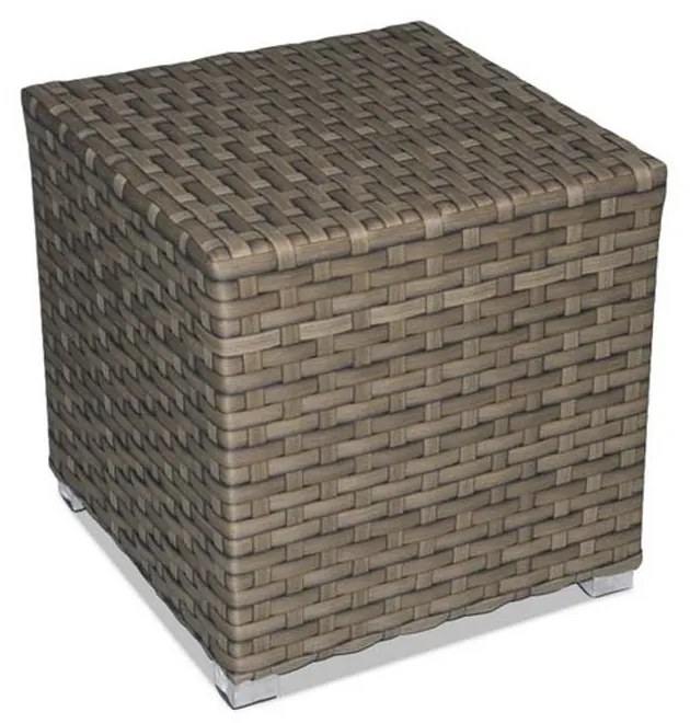 Mesa Lateral Carajás para Área Externa Fibra Sintética Estrutura Alumínio Eco Friendly Design Scaburi