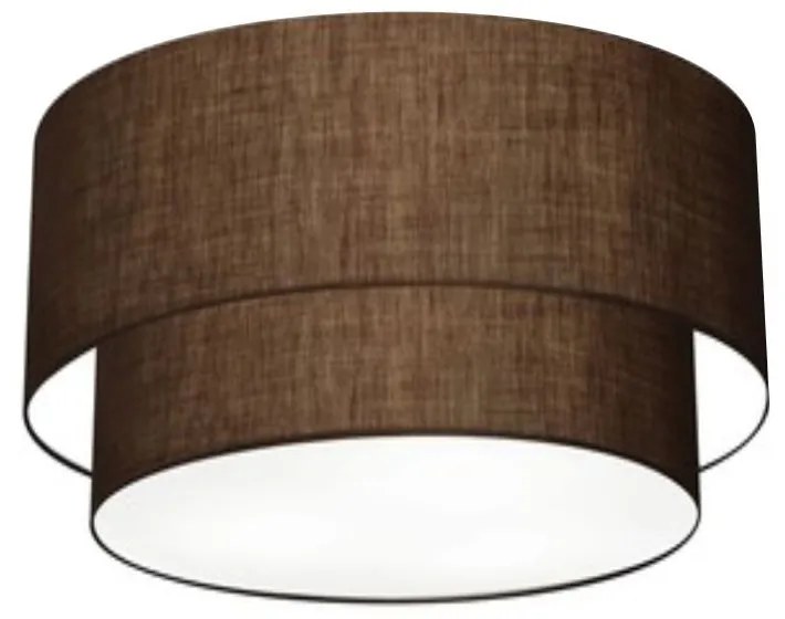 Plafon de Sobrepor Cilíndrico SP-3045 Cúpula Cor Café