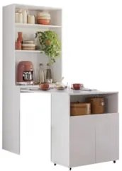 Mesa Bancada Gourmet Cantinho do Café Salt Branco Z06 - Mpozenato