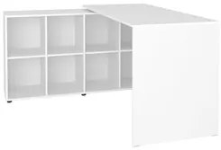 Conjunto Escritório Home Office 4 Peças Nil A06 Branco - Mpozenato