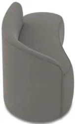 Sofá 3 Lugares Para Sala 180cm Orgânico Wendi Suede Grafite I01 - Mpo