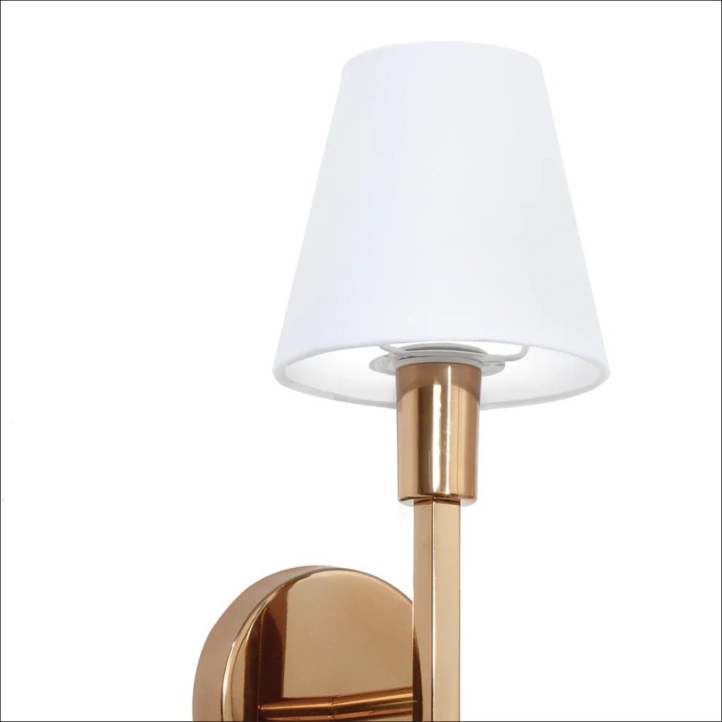 Arandela Cordoba 36X14X16,5Cm Metal Alumínio E Cúpula Tecido 01Xe27 G4... (ONIX)
