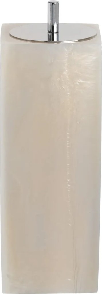 Porta Escova de Dentes em Resina – Sottile Casa Madrepérola - Cromado