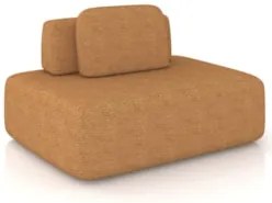 Sofá Modular 140cm Living Sala de Estar Moby Boucle Telha Z08 - Mpozen