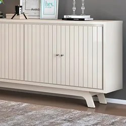 Balcão Buffet Aparador para Sala de Jantar Mercuri Creme - Dj Móveis