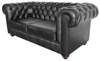 Estofado 3 Lugares Chesterfield/Chanceler (Modelo_A Plus) Preto - Varias Opçoes de Cores
