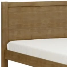 Cama Casal Colchão 140cm Pé Madeira Maciça Solvi Freijó F07 -