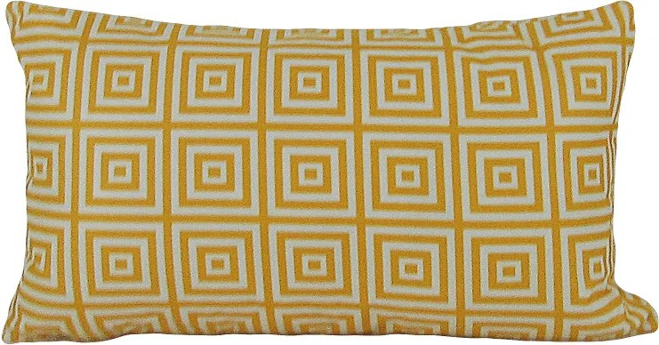 3 Capas Almofada Confort Veludo Amarelo 30x50cm