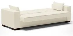 Sofá Cama para Sala de Estar Lisboa Linho Bege - Ibiza