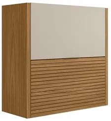 Armário de Cozinha 6 Peças Com Pia Inox Da Vinci CP1 L06 Nature/Off Wh