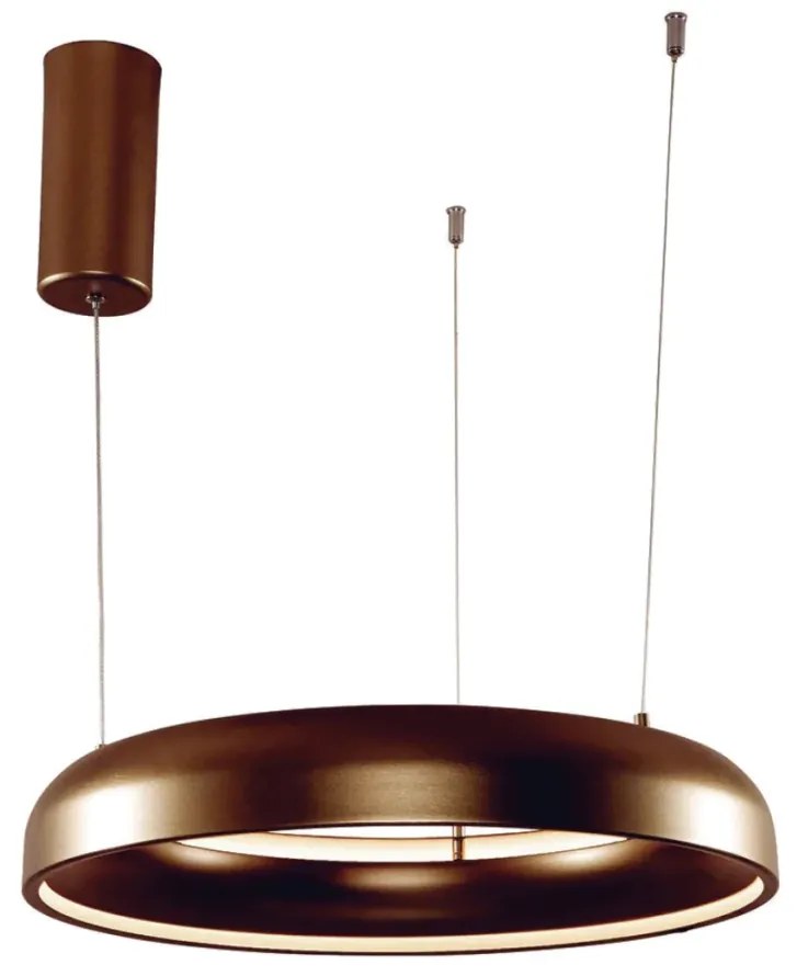 Pendente Alla Ø60X9,5Cm Led 60W Bivolt Canopla Laje - Usina 19950/60Le... (ND-B - Nude Brilho, 3000k)