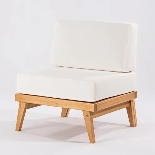 Poltrona Arpoador Acquablock Cru Verniz Mel - 72147 Sun House