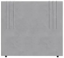 Cabeceira Cama Box Queen 160cm Estofada Rama Saturno Cinza Z04 - Mpoze