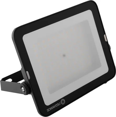 Projetor Led Aluminio Preto 100W 100 Ip65 - LED BRANCO FRIO (5000K)