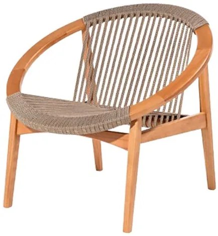 Poltrona Luxor Corda Rami Verniz Mel - 76707 Sun House