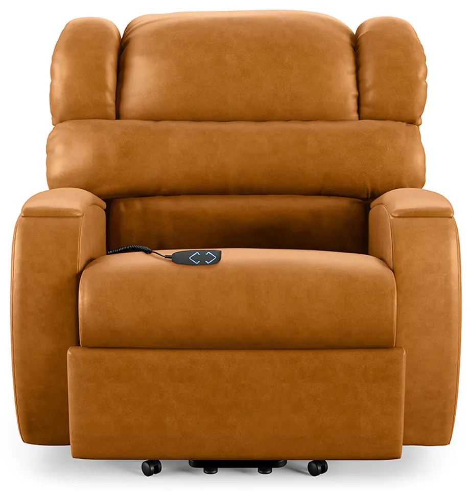 Poltrona do Papai Sala de Cinema Reclinável Kylie Elevação Lift Elétrico PU Whisky G23